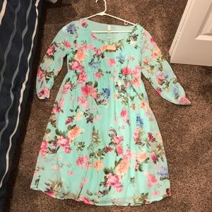 Pink Blush maternity dress